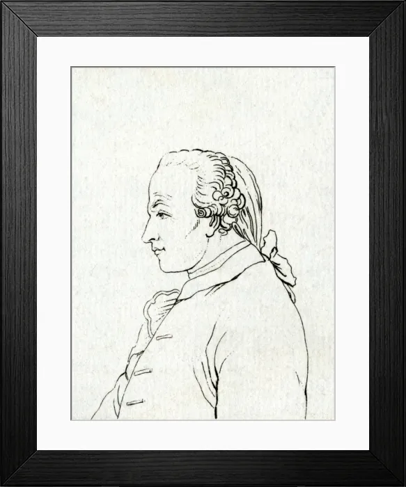 Framed Print : Immanuel Kant / Zeelander Framed Print : Immanuel Kant / Zeelander