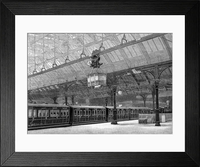 Framed Print : Goods transporter at Manchester Station Framed Print : Goods transporter at Manchester Station
