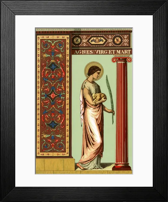 Framed Print : Saint Agnes Framed Print : Saint Agnes