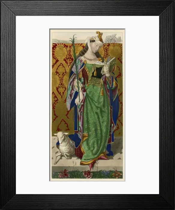 Framed Print : Saint Agnes Framed Print : Saint Agnes