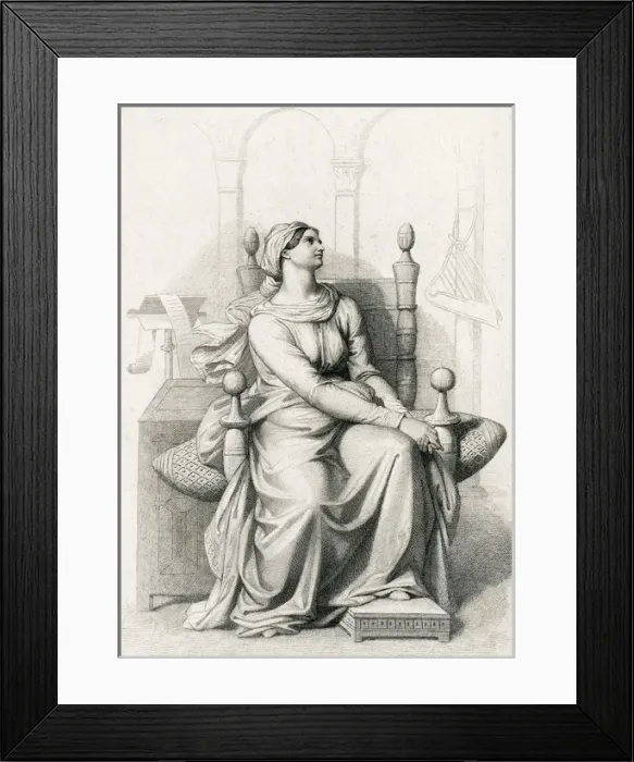 Framed Print : Heloise (1101-1164). French nun, lover of Abelard Framed Print : Heloise (1101-1164). French nun, lover of Abelard
