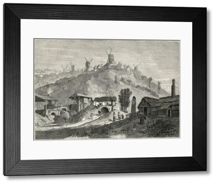 Framed Print : Montmartre - Paris Framed Print : Montmartre - Paris