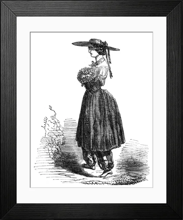 Framed Print : Bloomers 1851 Framed Print : Bloomers 1851