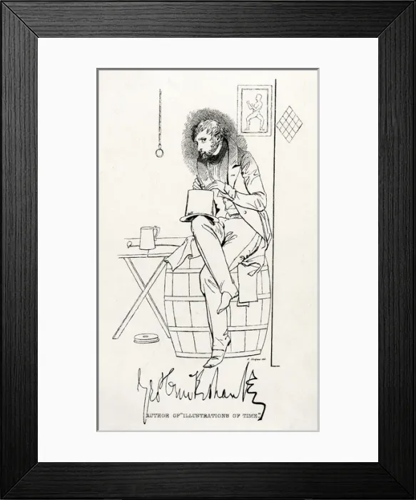 Framed Print : George Cruikshank Framed Print : George Cruikshank