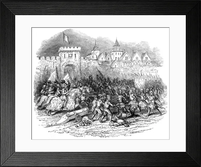 Framed Print : Battle of Marignano, Italy Framed Print : Battle of Marignano, Italy