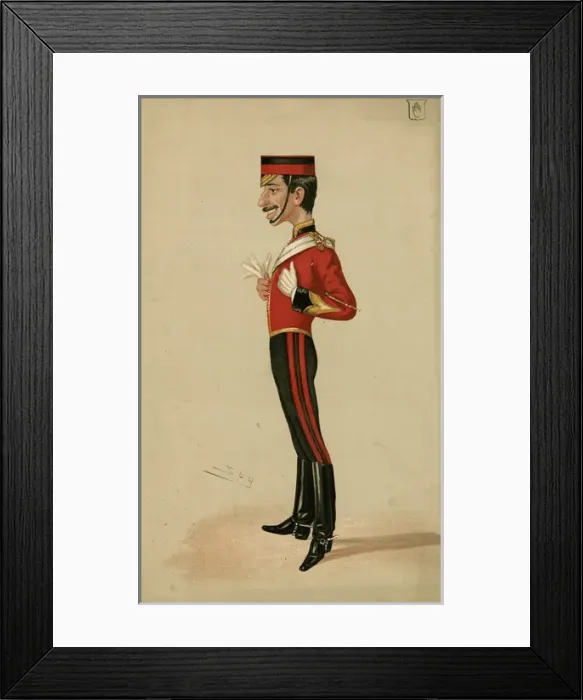 Framed Print : Military Officer in Uniform Framed Print : Military Officer in Uniform
