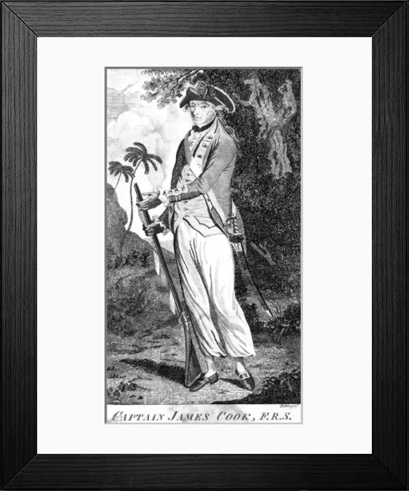 Framed Print : Captain James Cook Framed Print : Captain James Cook