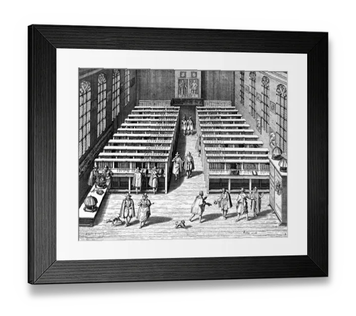 Framed Print : The University Library, Leyden Framed Print : The University Library, Leyden