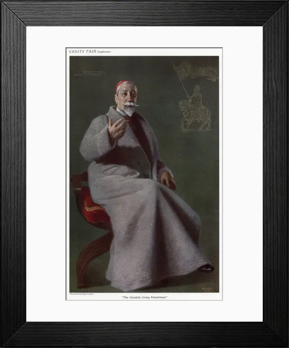 Framed Print : Anatole France Framed Print : Anatole France