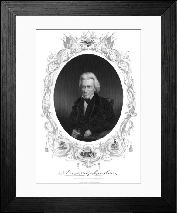 Framed Print : Andrew Jackson Framed Print : Andrew Jackson