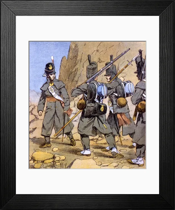 Framed Print : 1st Regiment of Foot Guards Framed Print : 1st Regiment of Foot Guards