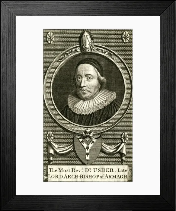 Framed Print : James Ussher, Archbishop of Armagh Framed Print : James Ussher, Archbishop of Armagh