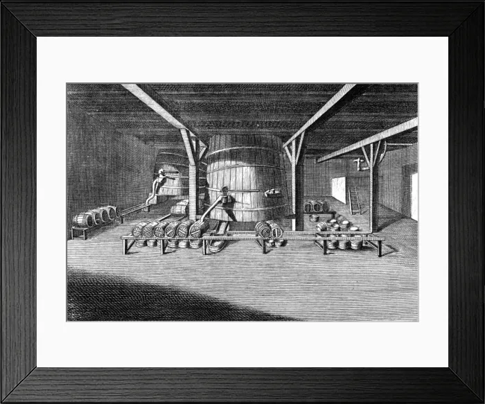 Framed Print : Brewing Beer in France Framed Print : Brewing Beer in France