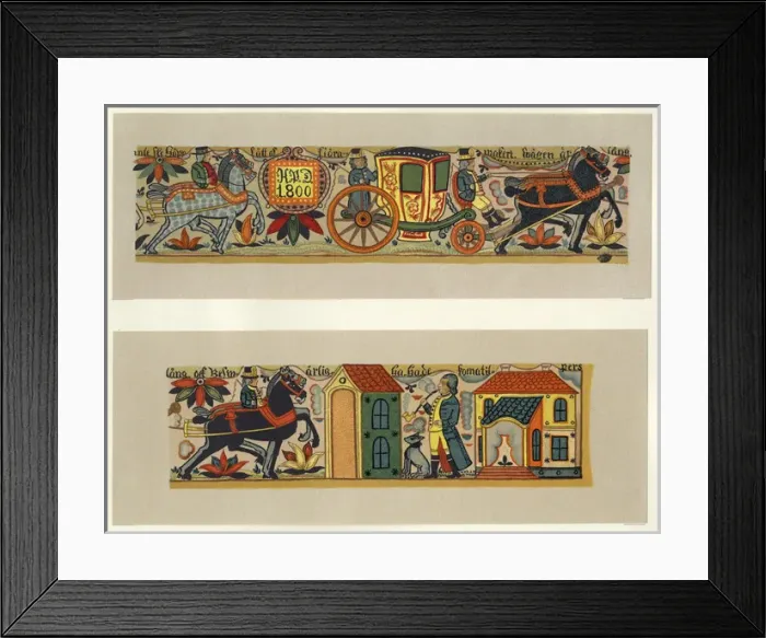 Framed Print : A Swedish noblemans coach Framed Print : A Swedish noblemans coach