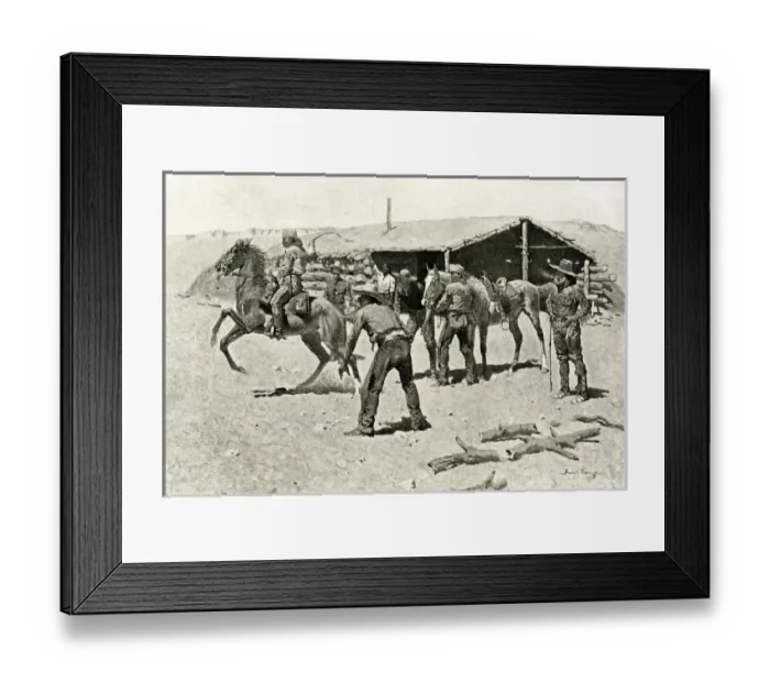 Framed Print : Changing horses at the Pony Express Framed Print : Changing horses at the Pony Express