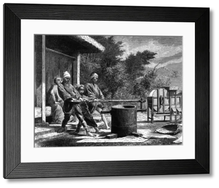 Framed Print : A rice mill, Japan Framed Print : A rice mill, Japan