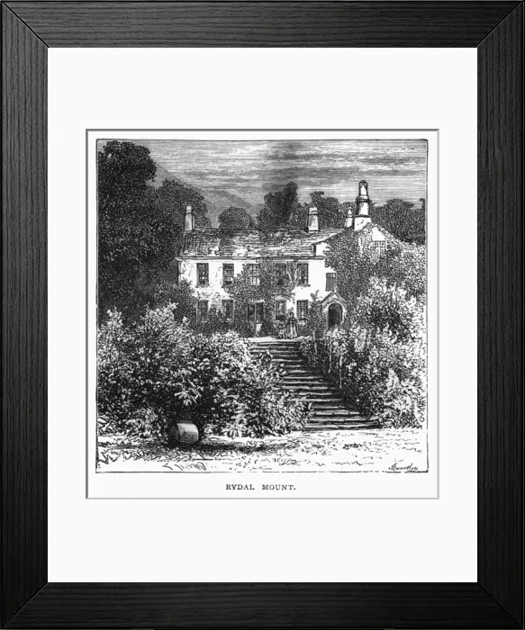 Framed Print : Wordsworth / Rydal Mount Framed Print : Wordsworth / Rydal Mount