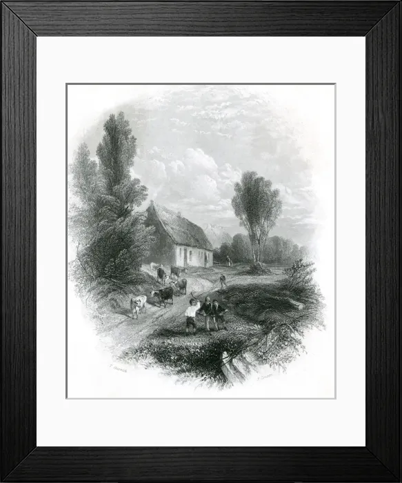Framed Print : Burns Birthplace Ayr Framed Print : Burns Birthplace Ayr