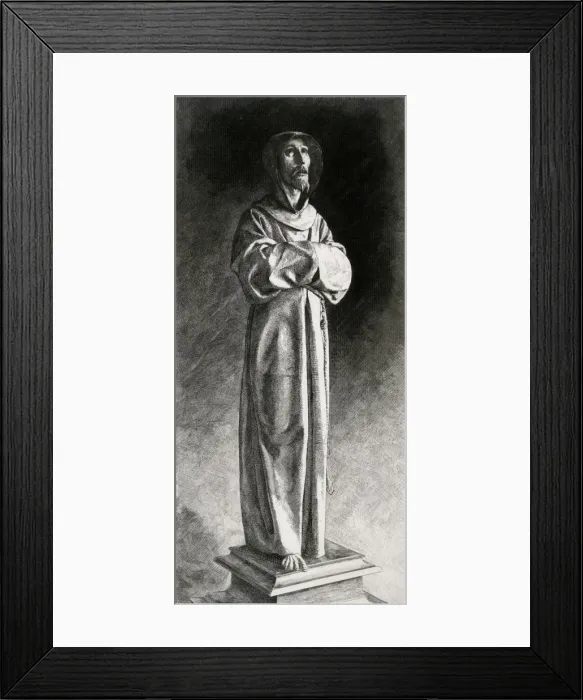 Framed Print : Saint Francis of Assissi Framed Print : Saint Francis of Assissi