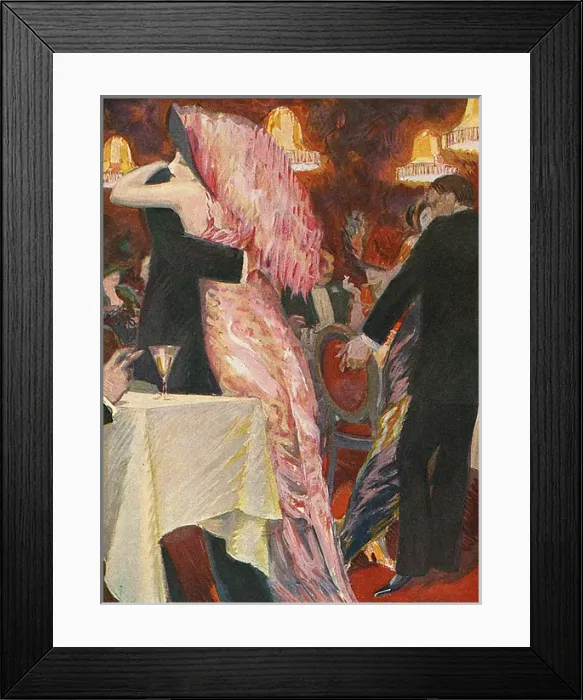 Framed Print : A Tango tea dance in Paris Framed Print : A Tango tea dance in Paris