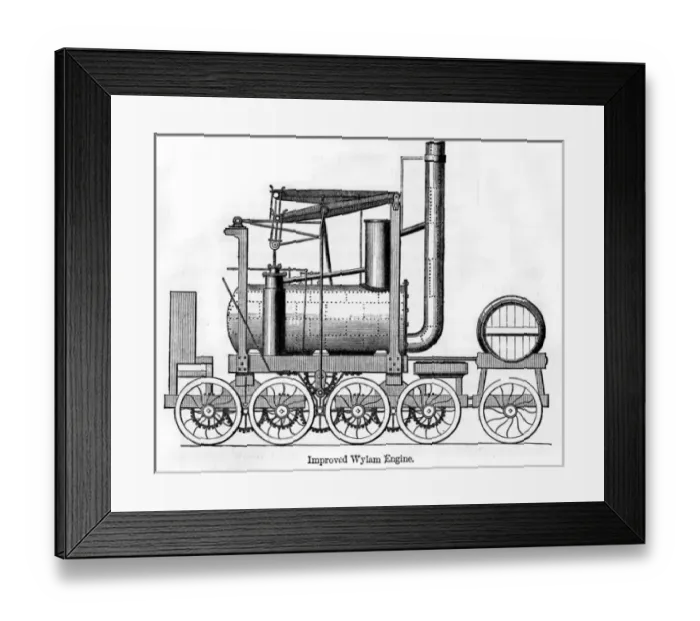 Framed Print : Puffing Billy, Hedleys improved Wylam engine Framed Print : Puffing Billy, Hedleys improved Wylam engine