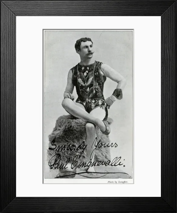 Framed Print : Paul Cinquevalli Framed Print : Paul Cinquevalli