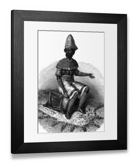 Framed Print : Kazembe VI, King of Luba Framed Print : Kazembe VI, King of Luba