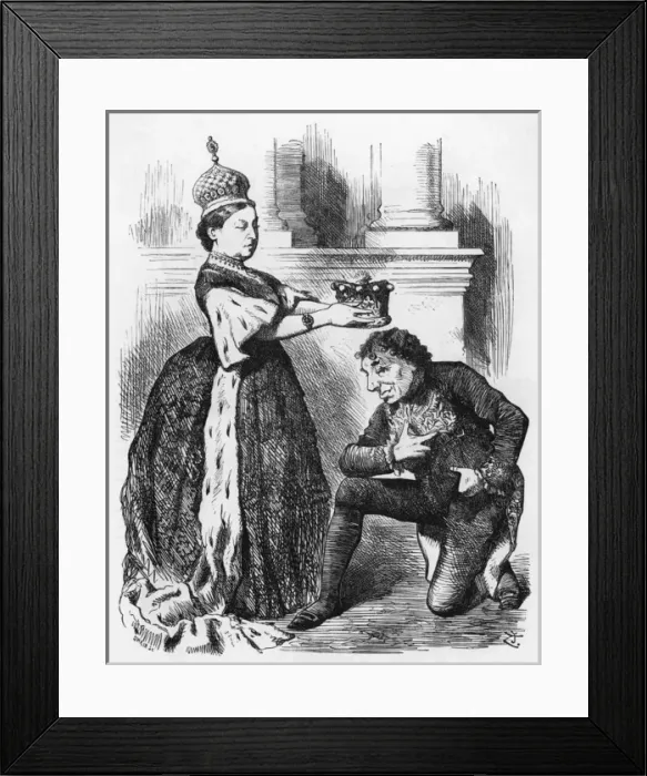Framed Print : Queen Victoria as Empress of India Framed Print : Queen Victoria as Empress of India