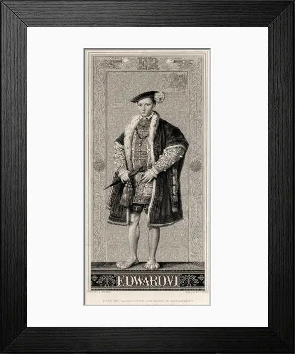 Framed Print : King Edward VI of England Framed Print : King Edward VI of England