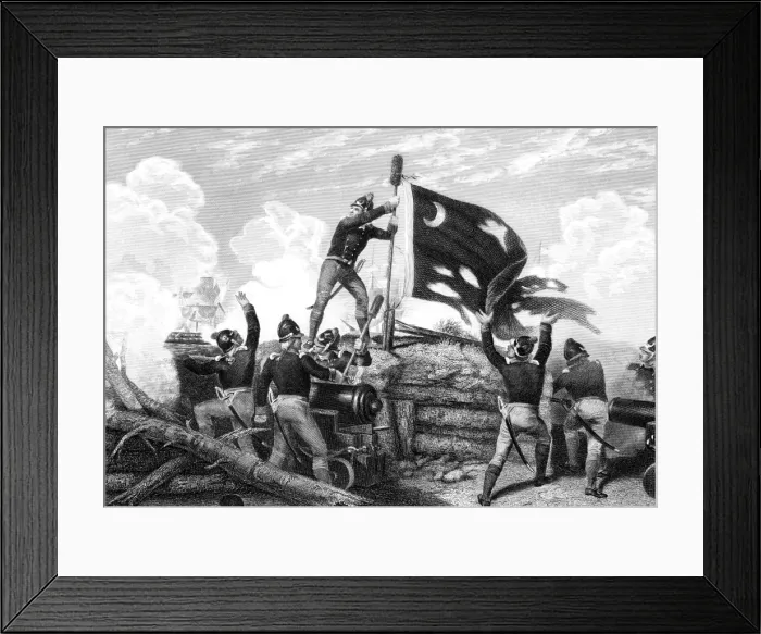 Framed Print : Defence of Fort Moultrie, South Carolina Framed Print : Defence of Fort Moultrie, South Carolina