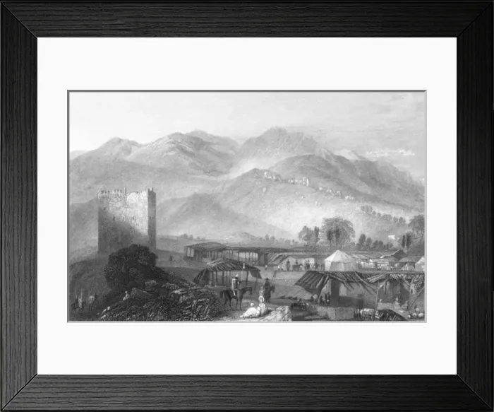 Framed Print : City of Jericho and remains of the walls Framed Print : City of Jericho and remains of the walls