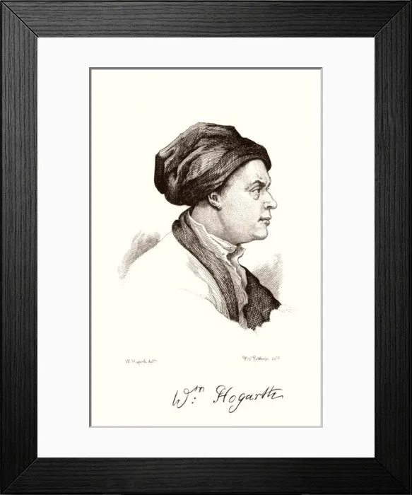 Framed Print : William Hogarth, artist Framed Print : William Hogarth, artist