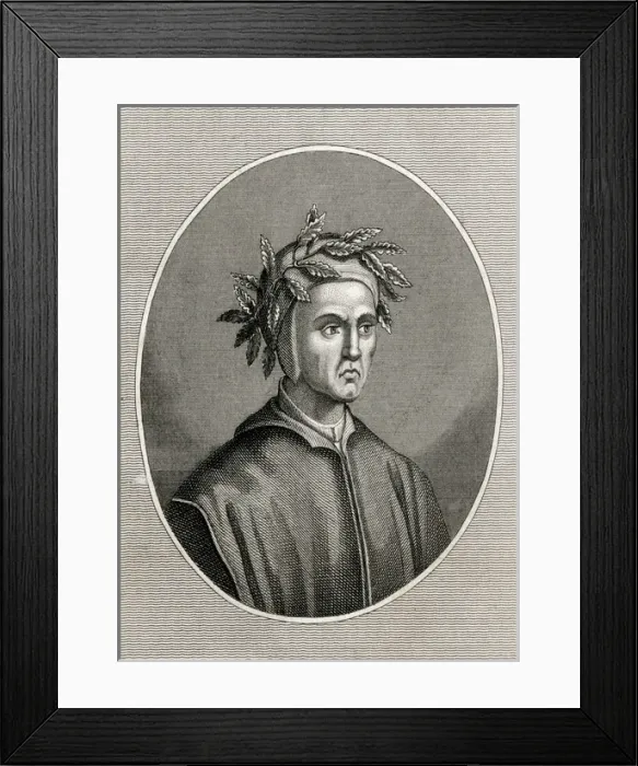Framed Print : Dante Alighieri, Italian poet Framed Print : Dante Alighieri, Italian poet