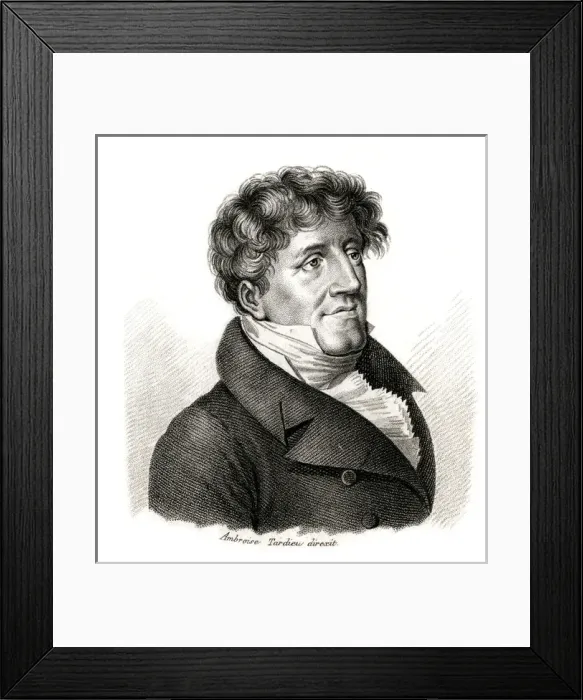 Framed Print : Georges Cuvier, French scientist Framed Print : Georges Cuvier, French scientist