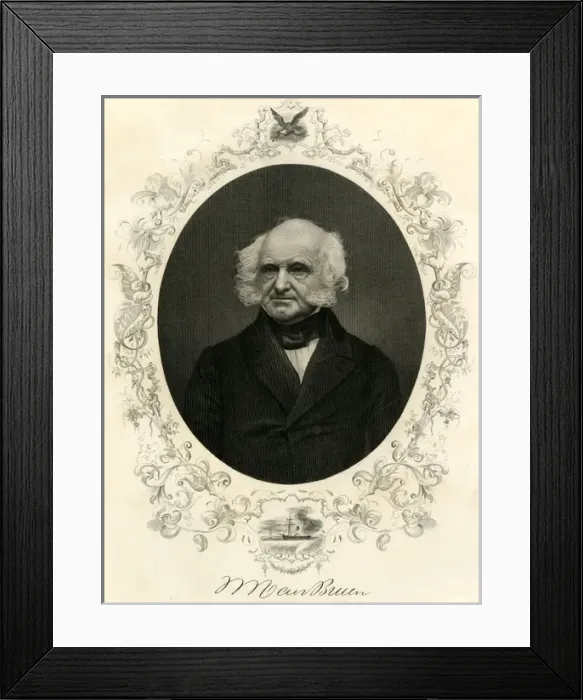 Framed Print : Martin Van Buren, President of the United States Framed Print : Martin Van Buren, President of the United States
