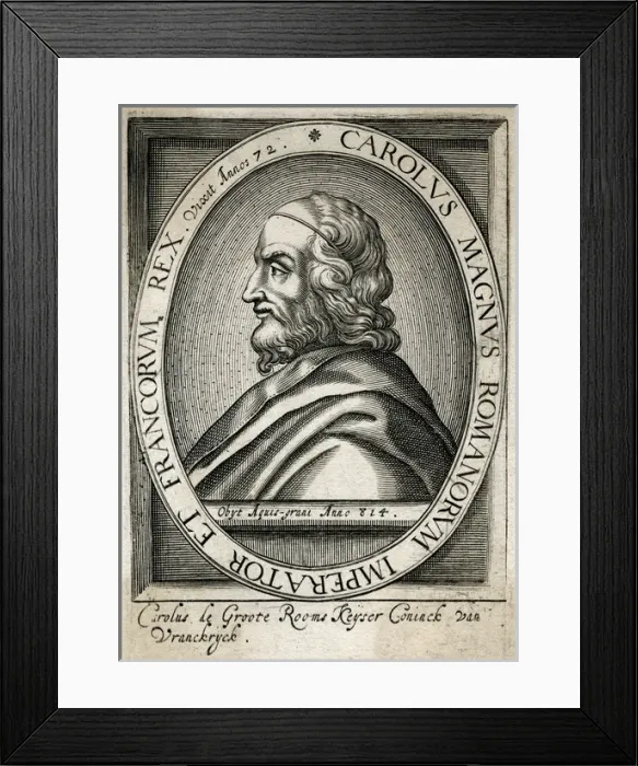 Framed Print : Charlemagne, King and Emperor Framed Print : Charlemagne, King and Emperor