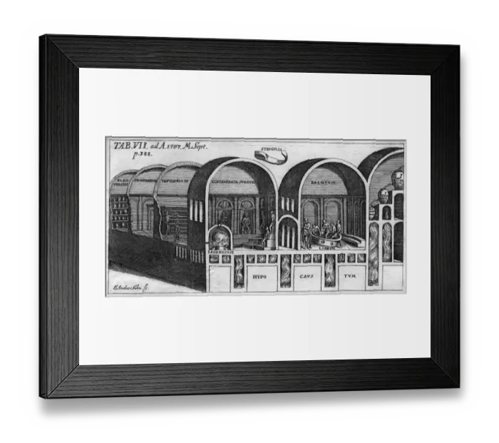 Framed Print : Roman Baths of Titus Framed Print : Roman Baths of Titus