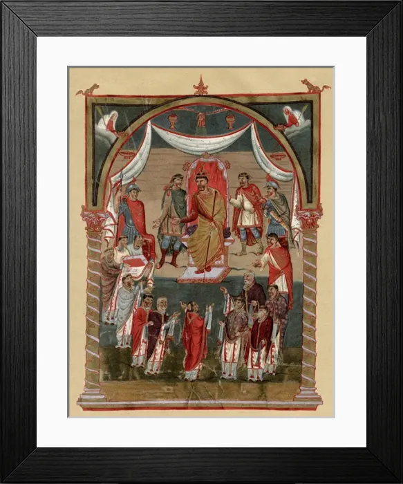 Framed Print : Charles II Le Chauve (The Bald) Framed Print : Charles II Le Chauve (The Bald)