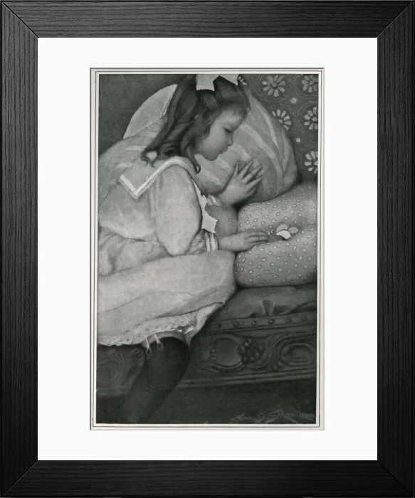 Framed Print : Little girl finds three Easter eggs Framed Print : Little girl finds three Easter eggs