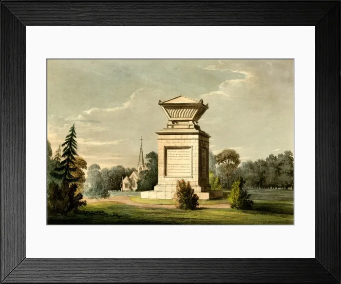 Framed Print : Thomas Gray / Monument Framed Print : Thomas Gray / Monument