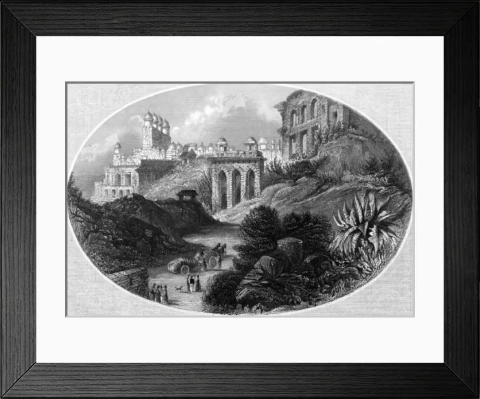 Framed Print : View of Fatehpur Sikri, Uttar Pradesh, India Framed Print : View of Fatehpur Sikri, Uttar Pradesh, India