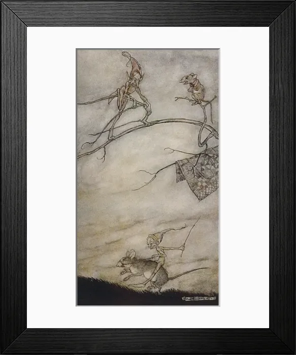 Framed Print : Elves and mice Framed Print : Elves and mice