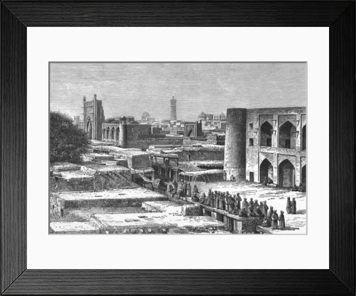 Framed Print : View of Khiva, Uzbekistan Framed Print : View of Khiva, Uzbekistan
