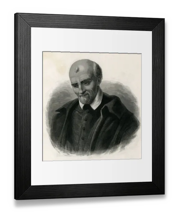Framed Print : St Vincent de Paul, French priest Framed Print : St Vincent de Paul, French priest