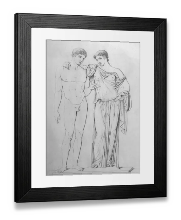 Framed Print : Orestes & Electra Framed Print : Orestes & Electra