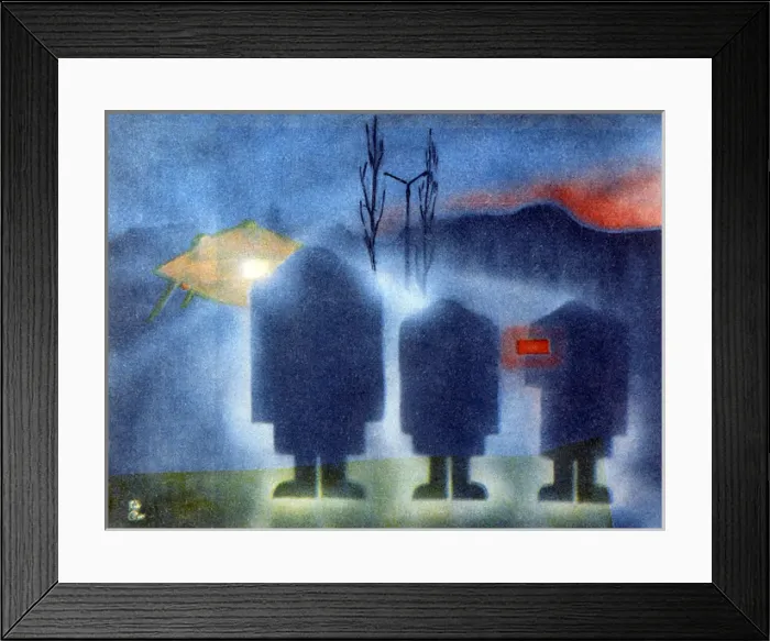 Framed Print : Ufos / Voronezh Framed Print : Ufos / Voronezh