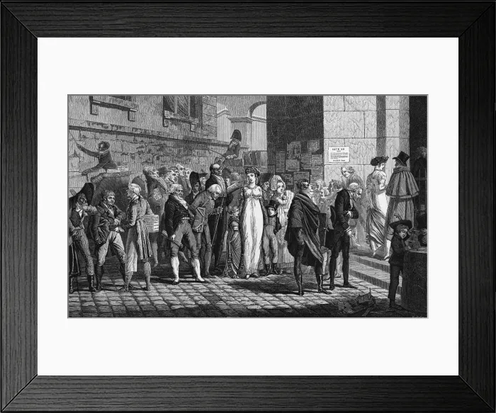 Framed Print : Social Scenes / France / C19 Framed Print : Social Scenes / France / C19