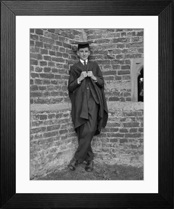Framed Print : Undergraduate of Bradfield College, Berkshire Framed Print : Undergraduate of Bradfield College, Berkshire