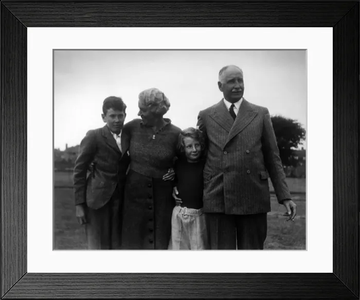 Framed Print : Grandparents & Children Framed Print : Grandparents & Children