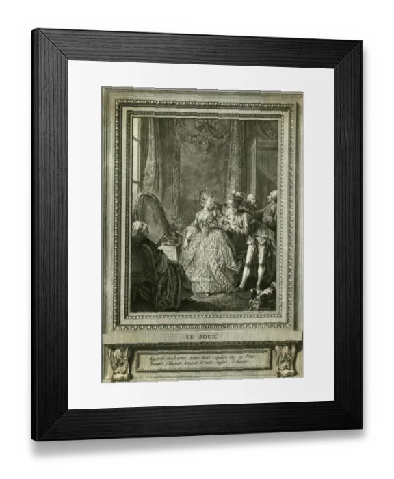 Framed Print : French C18 Wedding Framed Print : French C18 Wedding